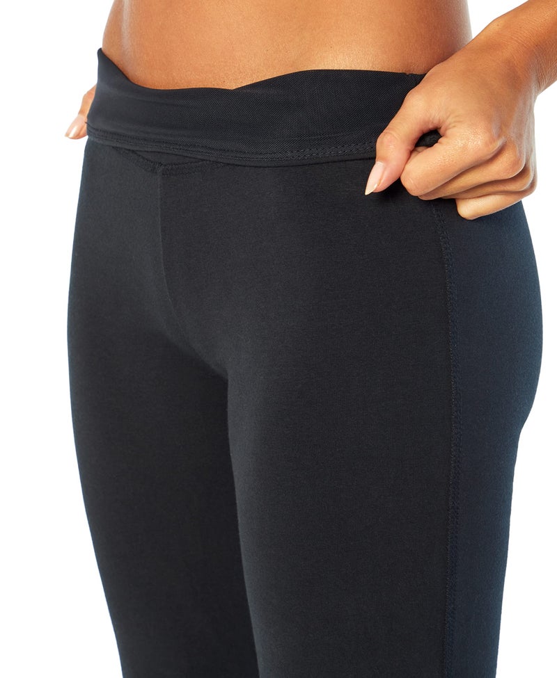 Marika Women's Zoey Tummy Control Capri Legging, Black, Medium - Image 3